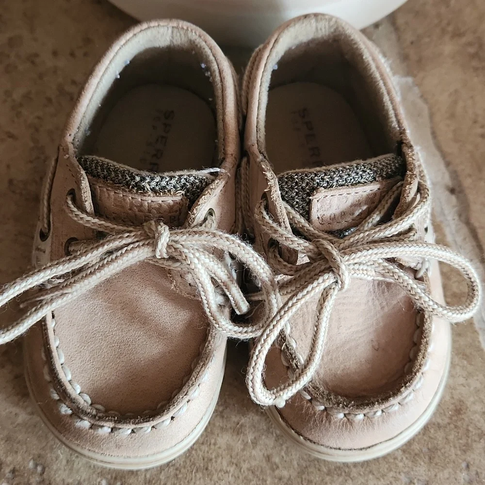 Sperry Top Slider prewalker baby shoe size 3 months